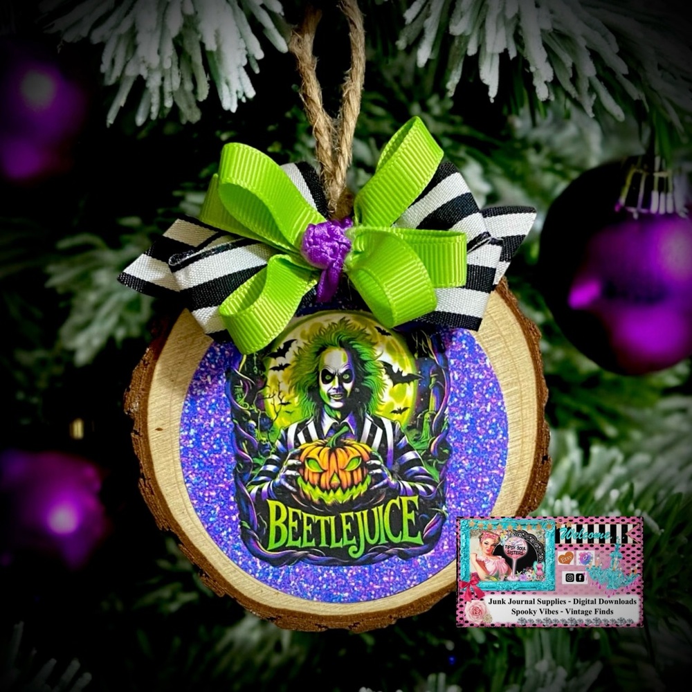 Beetlejuice Ornament